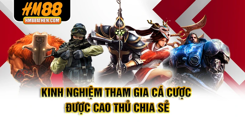 Kinh nghiệm tham gia cá cược được cao thủ chia sẻ